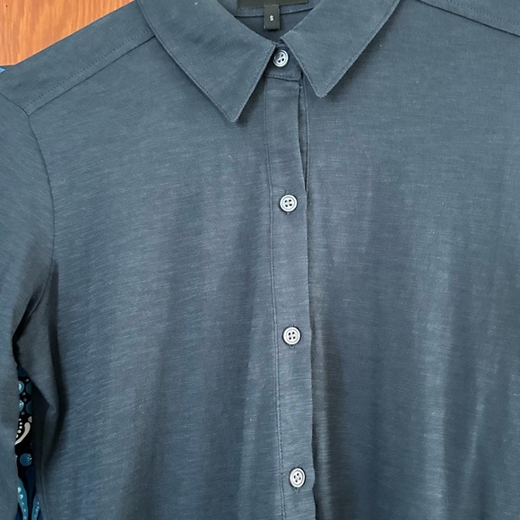 NWTO Theory Navy Blue Shirt, Small - Picture 3 of 3